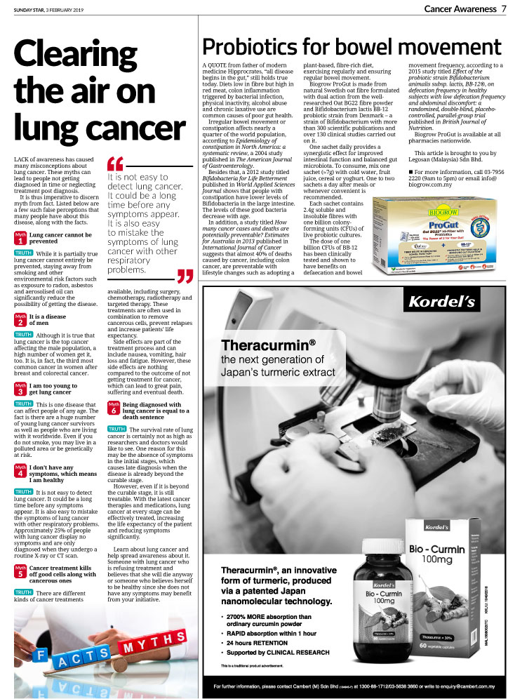 Cleaning the air on Lung cancer